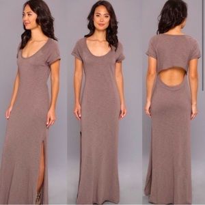 Free people beach Odessa open back maxi dress